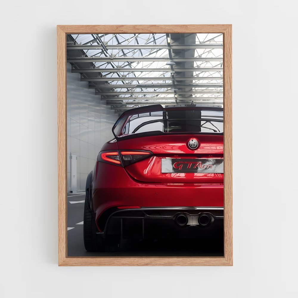 Poster Roadster Évasion – affiche Alfa Romeo (vue 4)